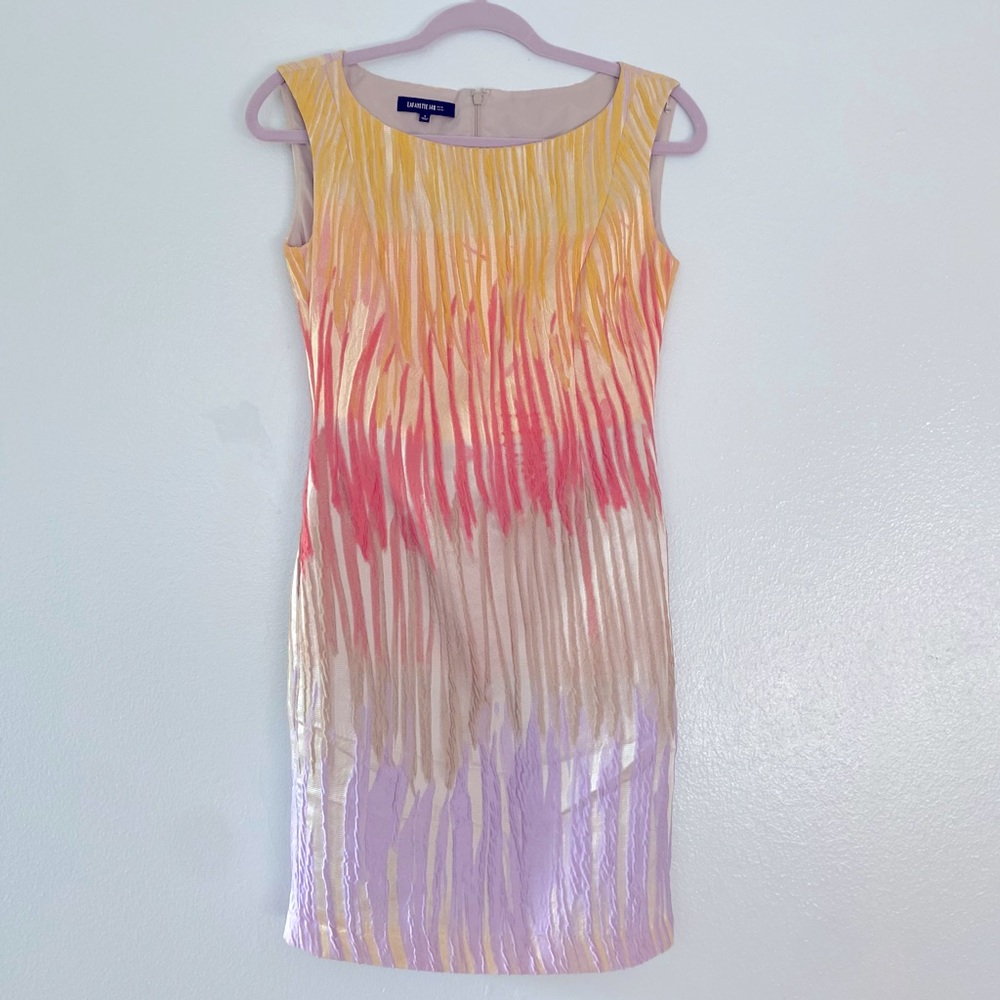 LAFAYETTE 148 New York Ombré Color Sheath Dress